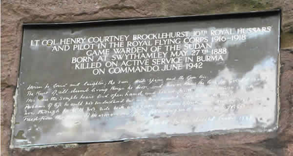Courtney's plaque